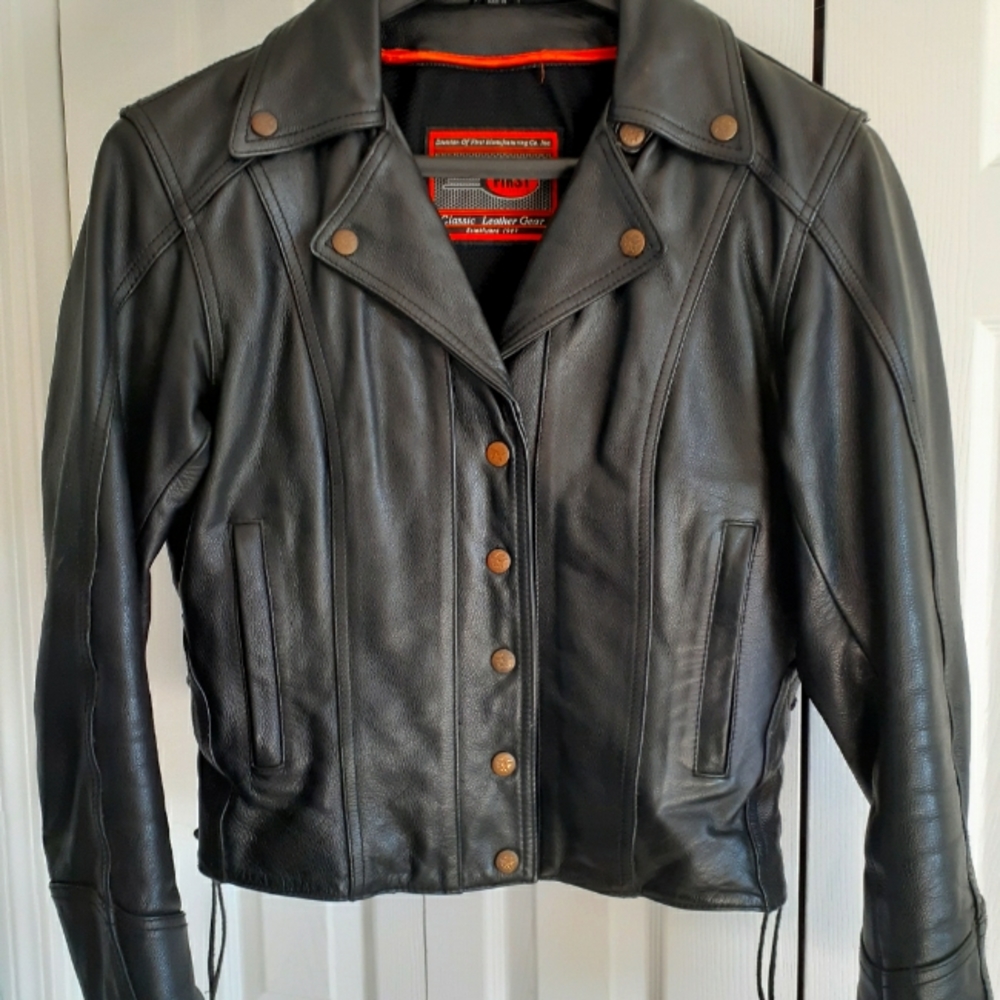 First Classics Women's Motorcycle Jacket and removable Thinsulate liner.